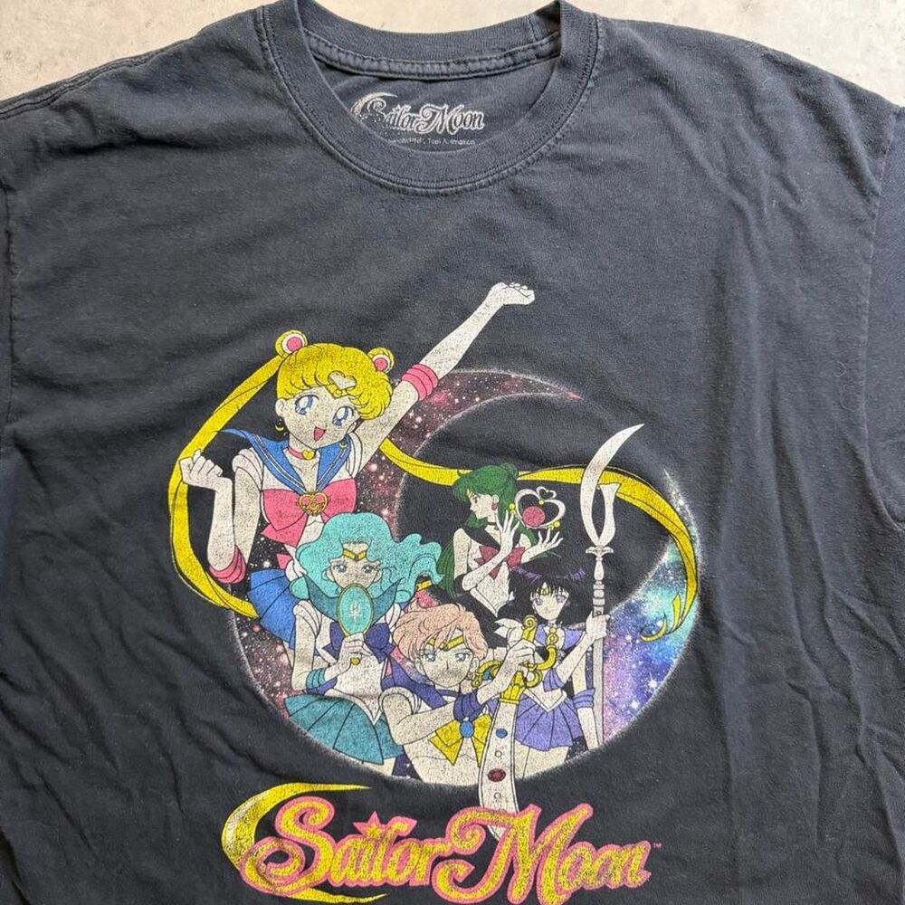 Sailor-moon Women's Black T-shirt - Picture 2 of 7